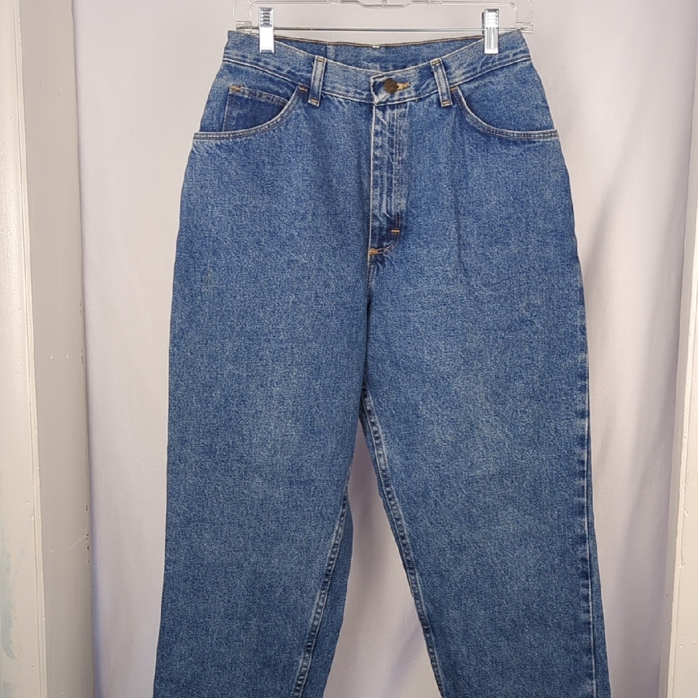 GITANO Vintage 90s Women's Blue High Waist Striaght Leg Mom Jeans